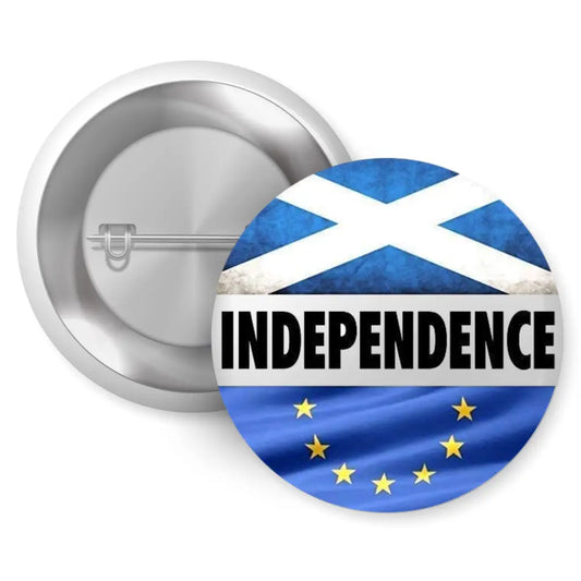 Independence Scottish Political Pin Badge 1in 25mm | Metal