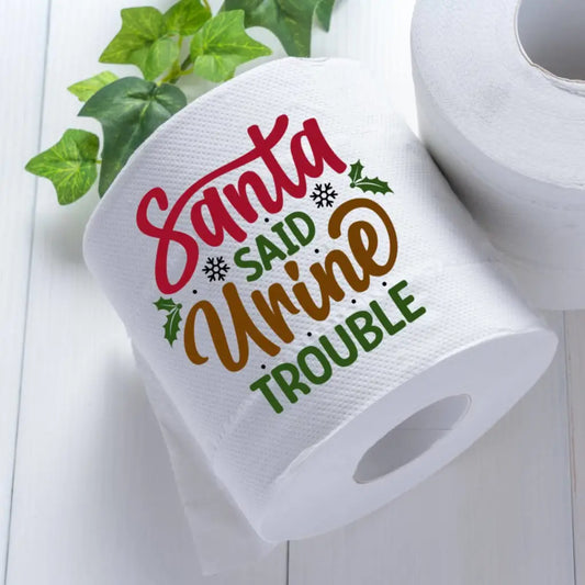 EMU Works - Novelty Christmas Printed Toilet Roll Santa