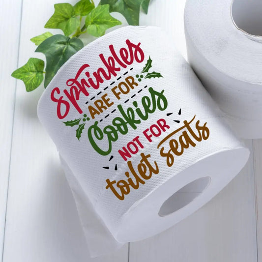 EMU Works - Novelty Christmas Printed Toilet Roll Sprinkles