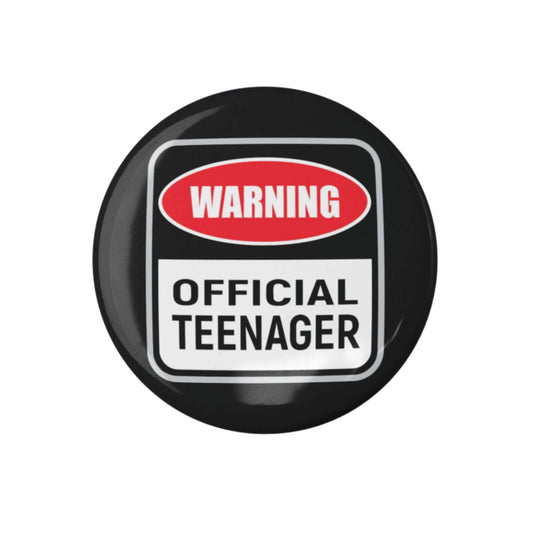Official Teenager Badge - Teenager Gifts, Perfect for 13th Birthday Decorations, Happy Birthday