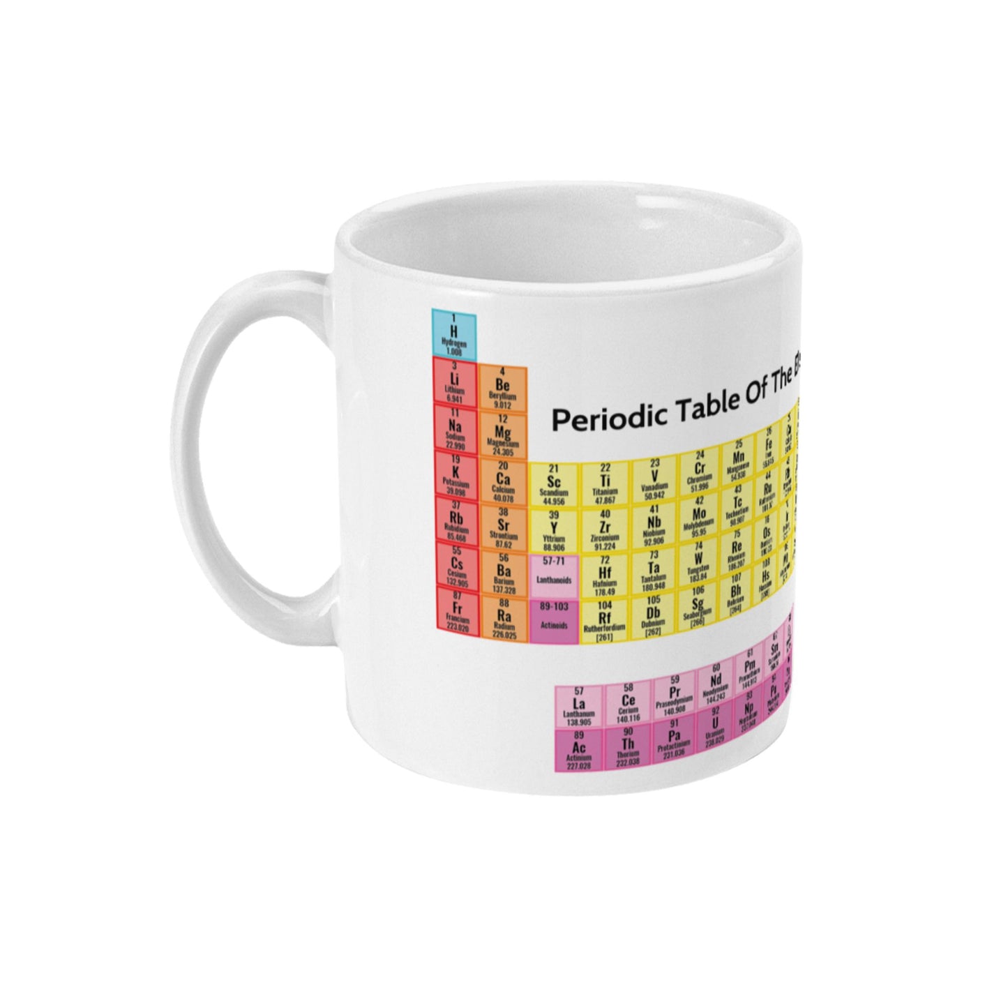 Mug Coffee Cup Gift - Chemistry Student Educational - Periodic Table of Elements