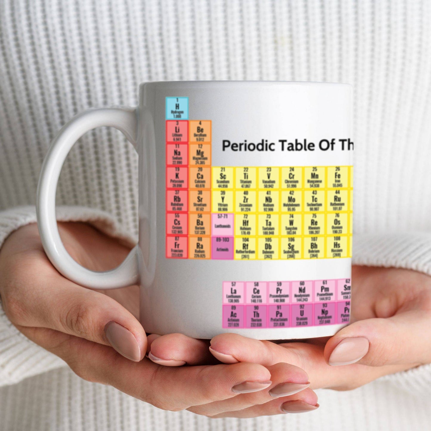 Mug Coffee Cup Gift - Chemistry Student Educational - Periodic Table of Elements