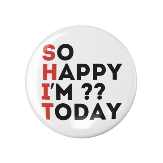 Personalised Birthday Badge - Custom Party Badges - Rude Novelty  Badge - 59mm - EMU Works