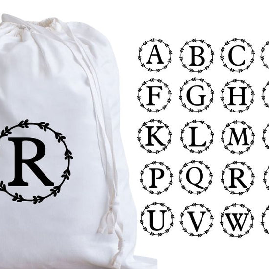 Monogram laundry bag