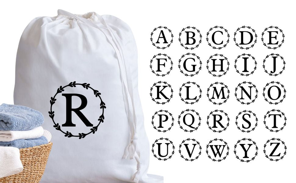 Monogram laundry bag