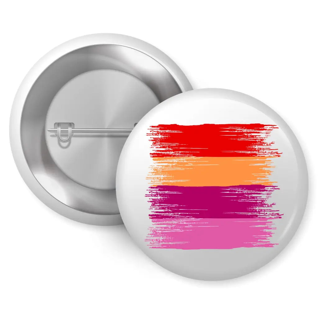 Show Your Pride with 1in Lesbian Flag Support Badge