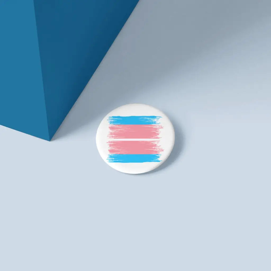 Pride Trans Flag Support Badge - Show Your Support proudl