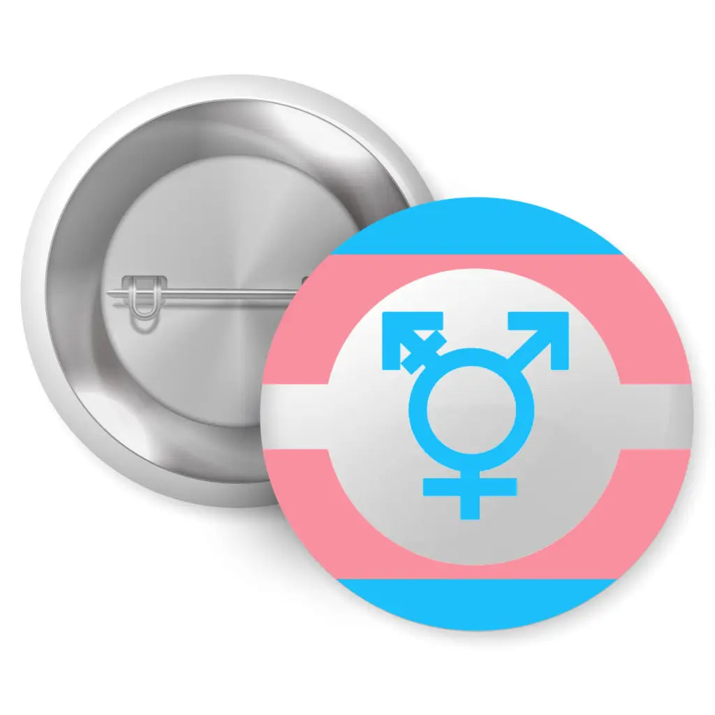 Pride Trans Flag Support Badge - Show Your Support proudl