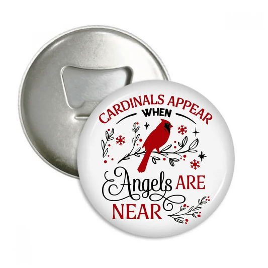 Remembrance Cardinals: Magnetic Bottle Opener 59Mm - Perfect Cardinal Gift For Loved Ones - EMU Works