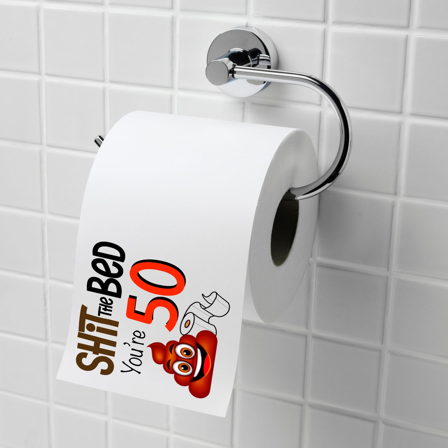 Novelty 50th Birthday Printed Toilet Roll You’re 50