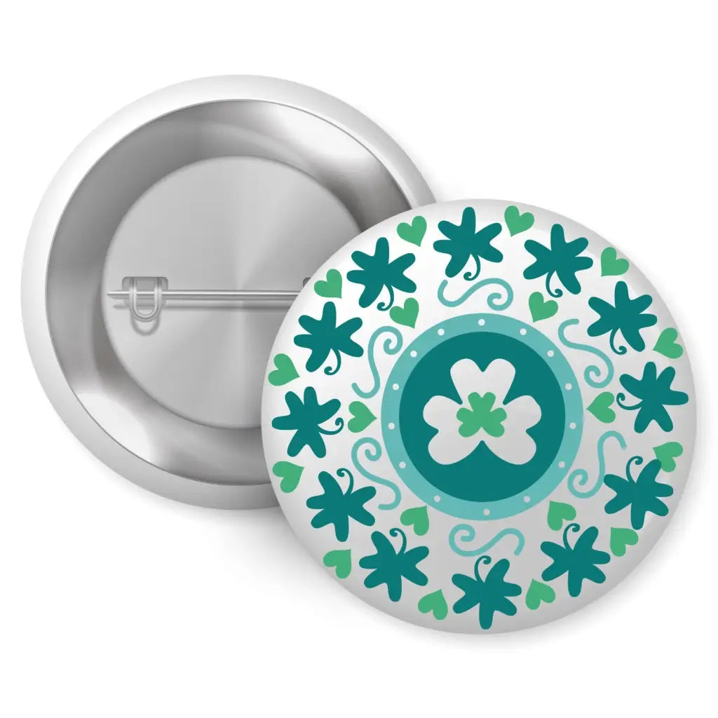 EMU Works - St Patrick’s Day Green Clover Celebration Pin