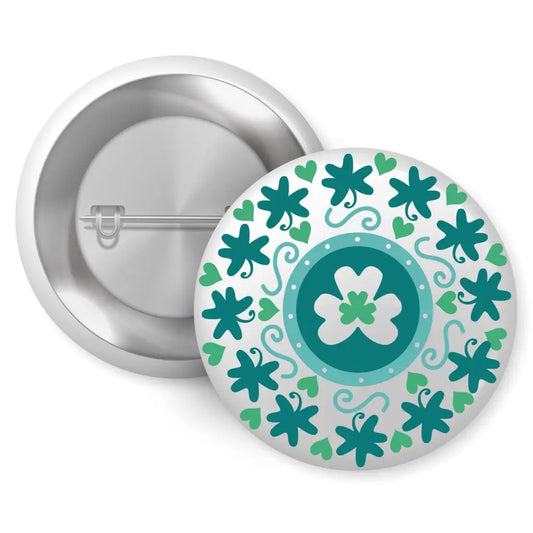 EMU Works - St Patrick’s Day Green Clover Celebration Pin