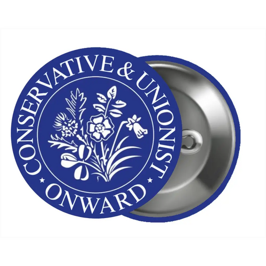 Vintage Conservative Unionist Onward Political Pin Button